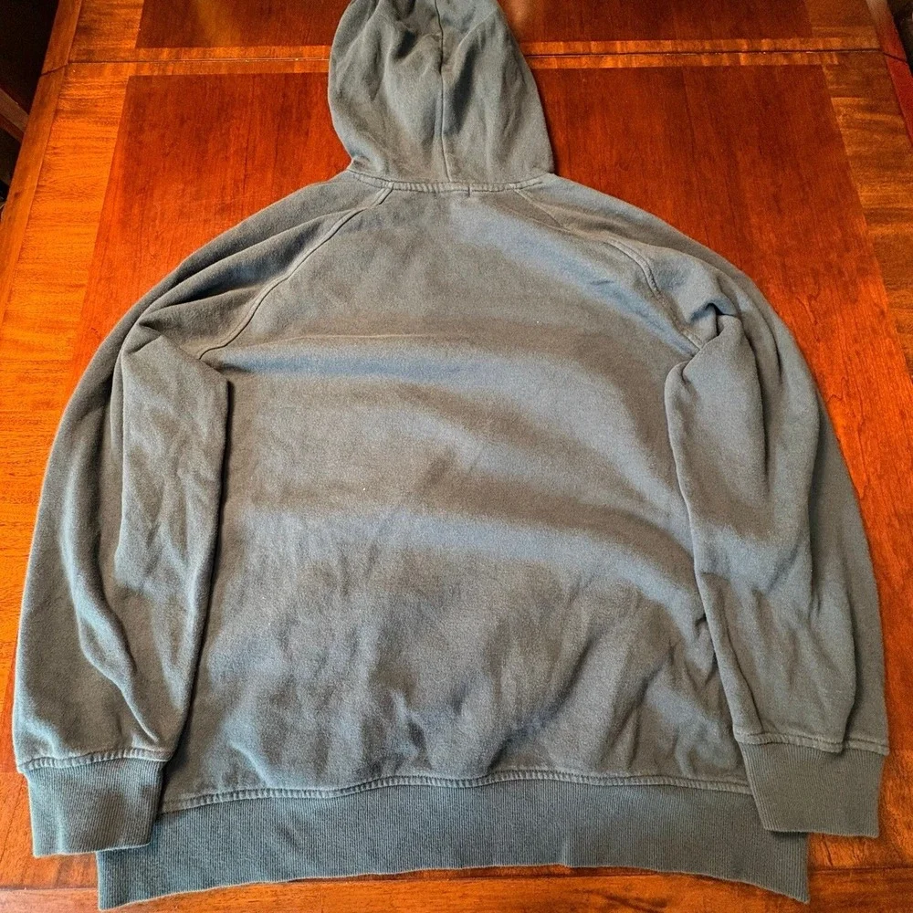 True Religion Buddha Graphic Pullover Hoodie Blue Size M